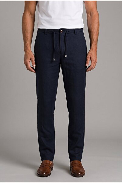Bisse Lacivert Keten Jogger İpli Spor Pantolon