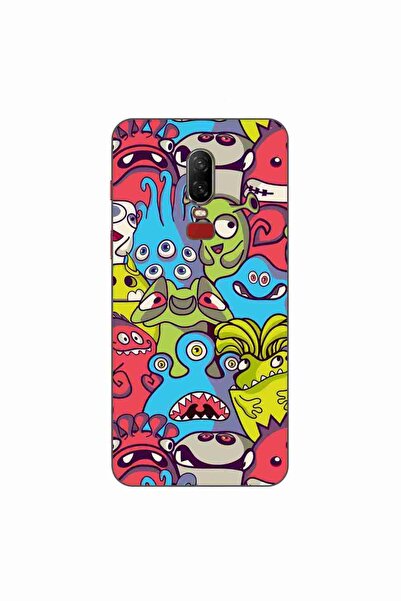 OEM Husa compatibila cu OnePlus 6 Silicon Gel Tpu Model Squishi Monsters