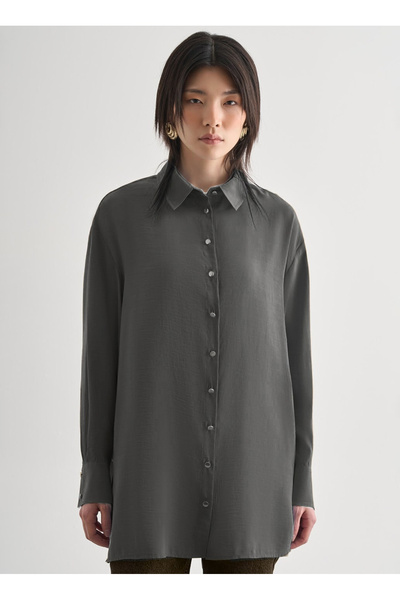 Mizalle Koyu Gri Kadın Tunik M2MZ1030210219