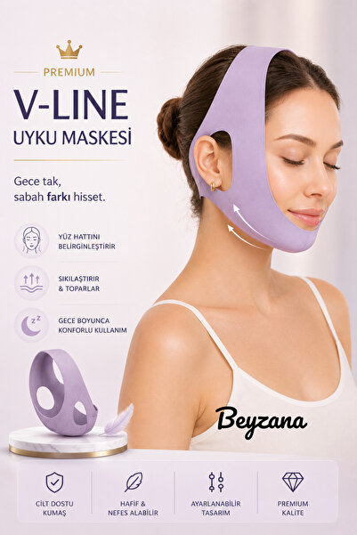 BEYZANA 1 Adet Karışık Renk Unisex Yüz Şekillendirme Bandajı & Çene Altı Gıdı...