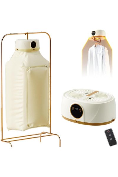 FLYPRO Portable Clothes Dryer, Mini Folding Clothes Dryer Machine with Remote...