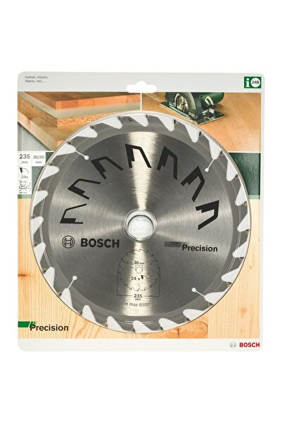 Bosch Δίσκος κυκλικού πριονιού, Ακρίβειας για Ξύλο 235 x 30/25 χιλ., 24 δόντια