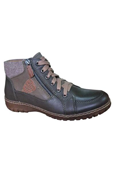 Reflexan Women's Genuine Leather Boots, Double Closure, Anti-Shock Sole, Side...