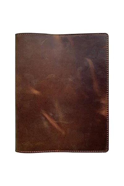 Generic Van and Run Leather Diary Cover for Moleskine XL Notebooks, Bourbon B...