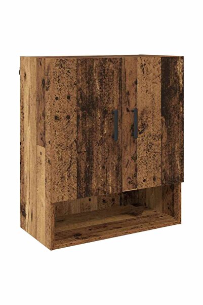 vidaxl Dulap montat pe perete Lemn vechi 60 x 31 x 70 cm Lemn compozit