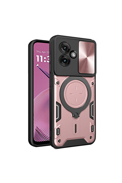 OEM Θήκη για Motorola Moto G55, Νότιος Ουρανός, Προστασία, ροζ χρυσό