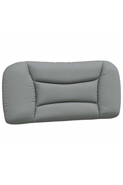 vidaxl Pernă tăblie de pat, Hvar, gri deschis, 90 cm, material textil