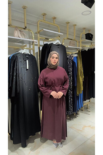 Butik Mürdüm Modal Kumaş Etekli Takım Modelimiz