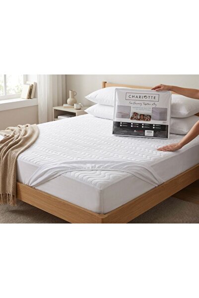 CHARLOTTE Waterproof Quilted Mattress Cover 200X200