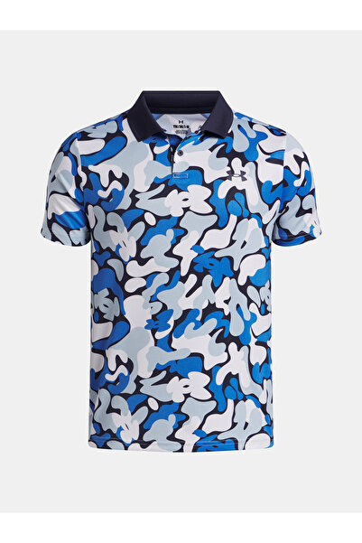 Under Armour Chlapecké tričko UA Matchplay Printed Polo-BLU
