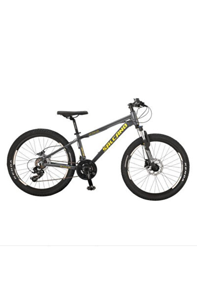 Salcano NG TEAM 200 24HD 21V 14cm KADRO KOYU GRİ-SARI BİSİKLET
