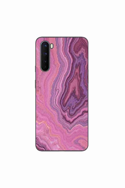 OEM Husa compatibila cu OnePlus Nord Silicon Gel Tpu Model Pink Quartz Marble