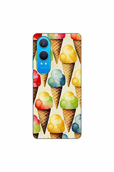 OEM Калъф, съвместим с OnePlus Nord CE4 Lite, силиконов гел TPU модел с десен...