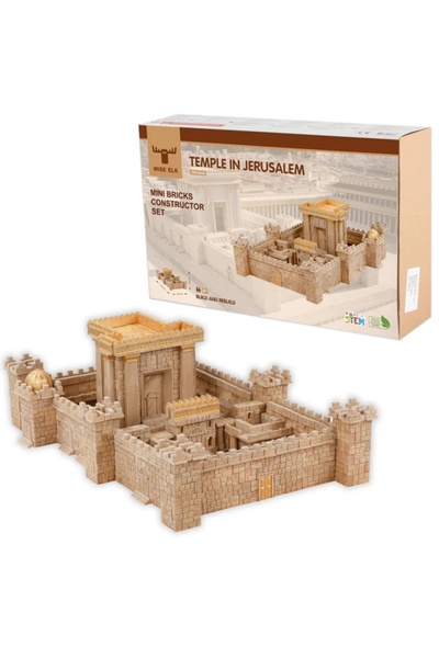 Wise Elk Set constructie caramizi - Templul din Ierusalim, 1350 piese reutili...