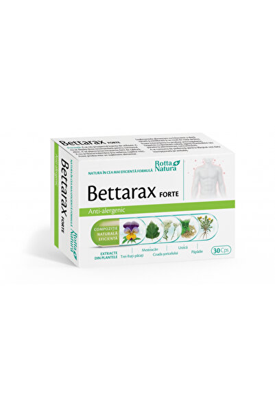 Rotta Natura BETTARAX FORTE ANTIALERGIC, 30 capsule,
