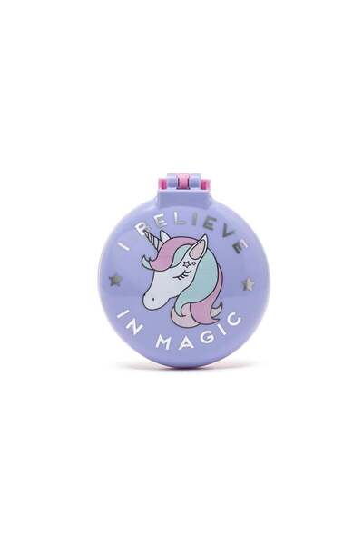 Legami Unicorn Tasarımlı 2'si 1 Arada Aynalı Saç Tarağı