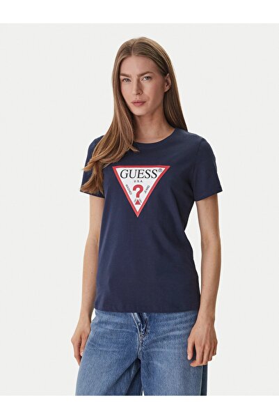 Guess Original Slim Fit Kadın T-Shirt W1YI1BI3Z14