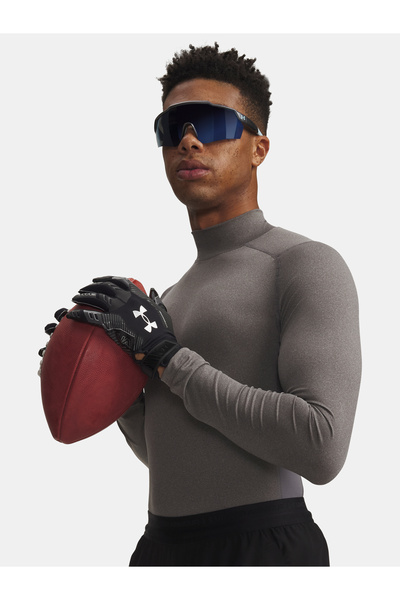 Under Armour Tricou HG Armour Comp Mock LS-GRY
