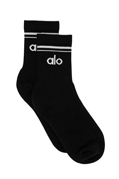AIO size：S，Meia Alo Yoga Unisex Half-Crew Throwback