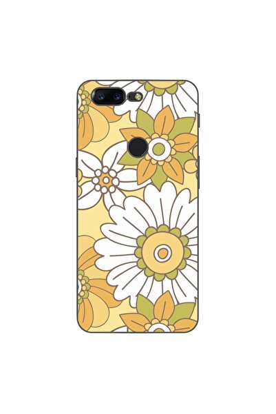 OEM Калъф, съвместим с OnePlus 5T, силиконов гел TPU, с пастелен градински десен