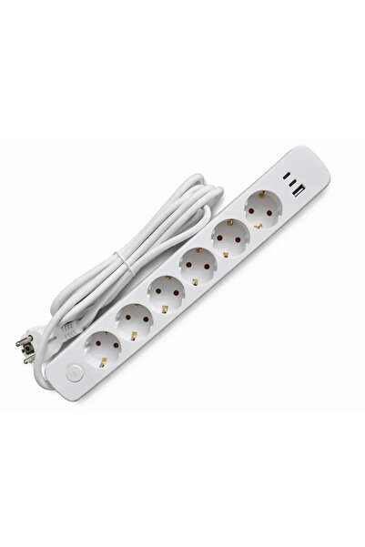 ALIEN Καλώδιο επέκτασης 6 θέσεων με USB+type C 5m