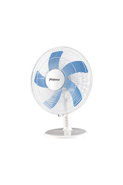 Primo Ανεμιστήρας Επιτραπέζιος PRTF-80445 16'' 40εκ. Λευκός-Μπλε