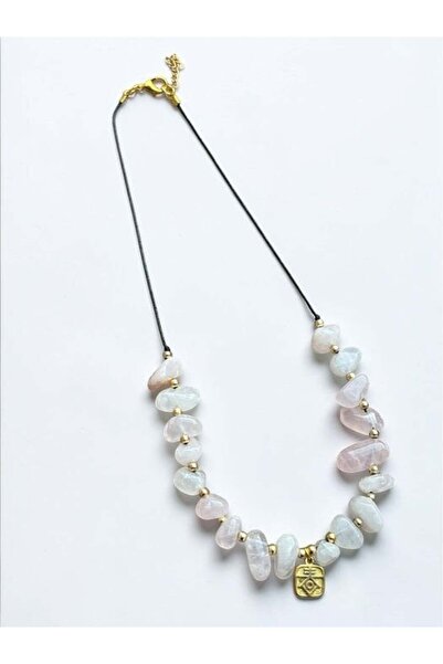 Bozhi Necklace Glass Beads Business Woman Style
