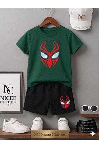 NC Nicee Clothes Tricou și pantaloni scurți de vară pentru copii, unisex (imp...