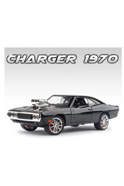 PlayFun Mașină Dodge Charger 1970 cu sunete și lumini cu vopsea lăcuită 1:24 ...