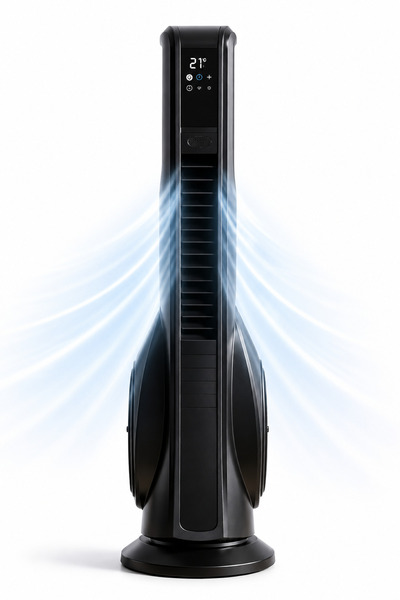 RAYLAX Smart Akıllı Turbo Fan Auhma Led Ekranlı Kumandalı 90° Hareketli Serin...