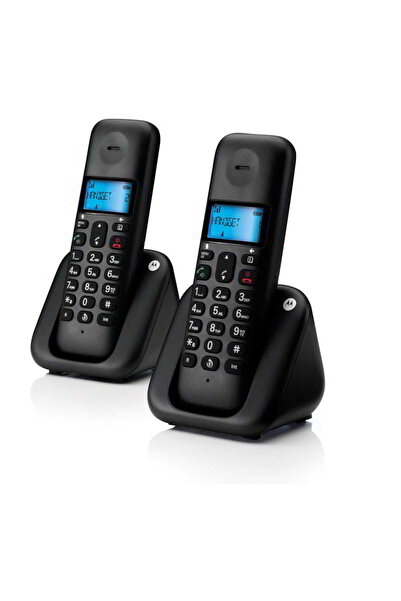 Motorola T302 (Ελληνικό Μενού) Διπλό ασύρματο τηλέφωνο με ανοιχτή ακρόαση
