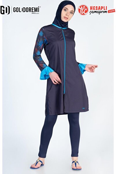 gd goldoremi 270 Premium Women's Lycra Zippered Long Sleeve Tights Detailed F...