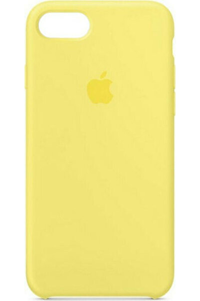 Apple Θήκη Σιλικόνης Πίσω Κάλυμμα Σιλικόνης Κίτρινο (iPhone SE 2022/2020) Κωδ...