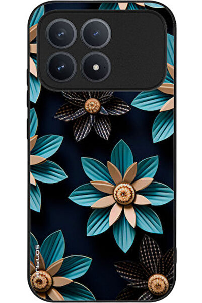Other Θήκη Sonique Σειρά 3D Λουλούδια Xiaomi Poco F8 Pro 5G Ανοιχτό Μπλε
