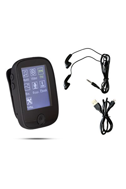 OSIO SRM-8080Β Μαύρο MP3 Μultimedia player με ενσύρματα ακουστικά 8 GB