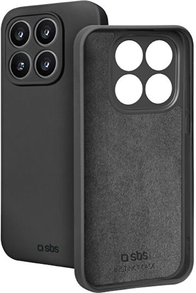 SBS Instinct Σιλικονούχα Πίσω Θήκη Μαύρη για Xiaomi 17