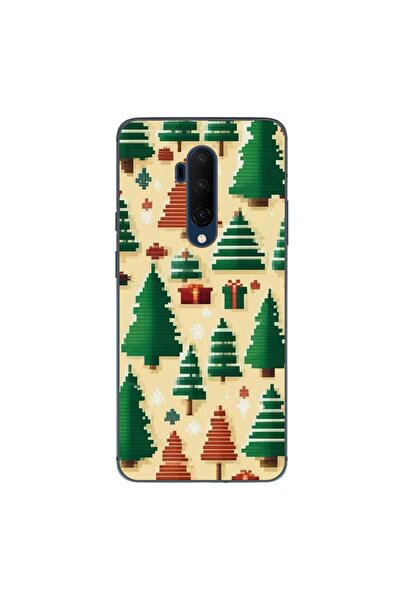 OEM Case compatible with OnePlus 7T Pro Silicon Gel Tpu Pattern Pixel Art Chr...