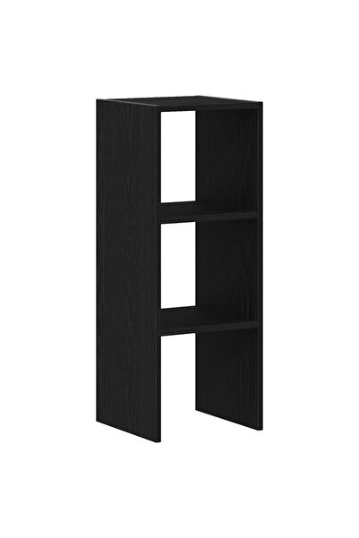 vidaxl Bibliotecă stivuabilă din stejar negru din lemn prelucrat