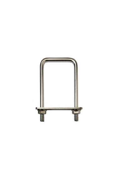 Rocast Set 25 x Brida Gard Otel, 60 x 60 mm, Tip U, pentru Fixare Panouri Gar...