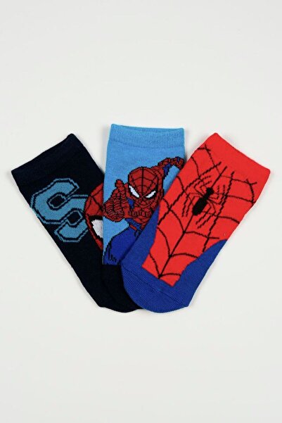 Disney Παιδικές Κάλτσες για Αγόρι Spider-Man Χρώματος Πολύχρωμo EZO6041.PACK2