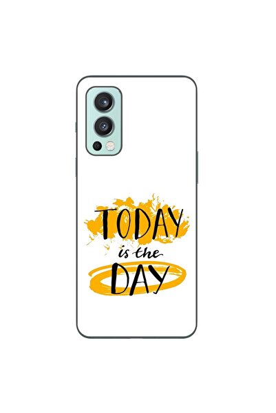 OEM Husa compatibila cu OnePlus Nord 2 Silicon Gel Tpu Model Mesaj Today Is T...
