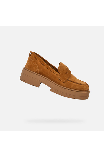Geox Mocasini de damă de culoare maro deschis Spherica EC7