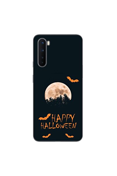 OEM Husa compatibila cu OnePlus Nord Silicon Gel Tpu Model Happy Halloween Lu...