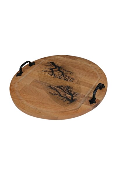 OEM Wooden tray with handle