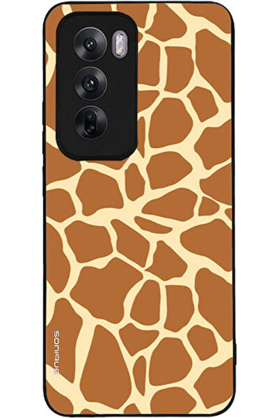 Other Σειρά Sonique Animal Print Θήκη Κινητού Τηλεφώνου Oppo Reno12 5G Καμηλο...