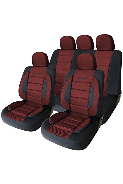 CarGuard Premium universal car seat covers red+black -