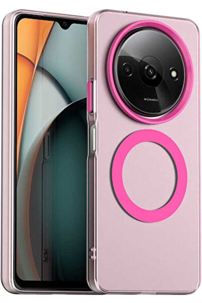 Techsuit Πίσω Κάλυμμα Σιλικόνης Ροζ (Redmi A3)