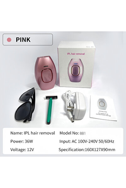 Unbrande جهاز إزالة الشعر بالليزر IPL للنساء بالمنزل، مزود بضوء نبضي مكثف بقو...