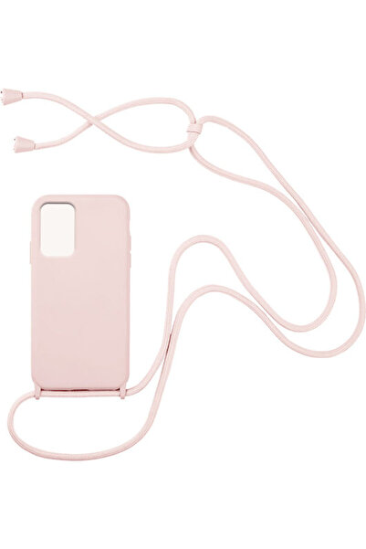 Other Sonique Carryhang Πίσω Θήκη Σιλικόνης 0.5mm με Λουράκι Ροζ (Poco M4 Pro...
