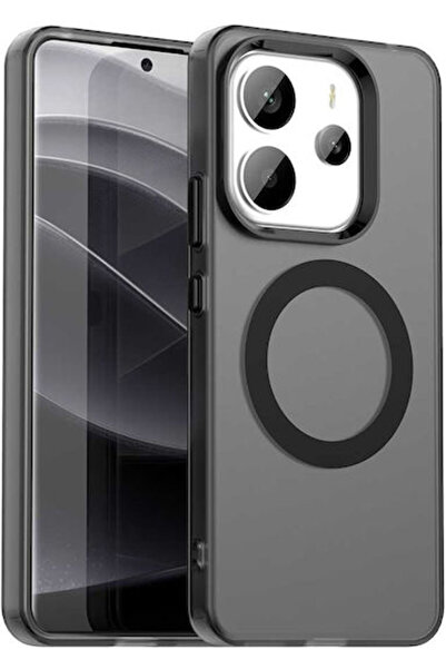 Techsuit Πίσω Κάλυμμα Σιλικόνης / Πλαστικό Μαύρο (Redmi Note 14 4G)